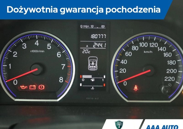 Honda CR-V cena 40000 przebieg: 180776, rok produkcji 2008 z Człuchów małe 211